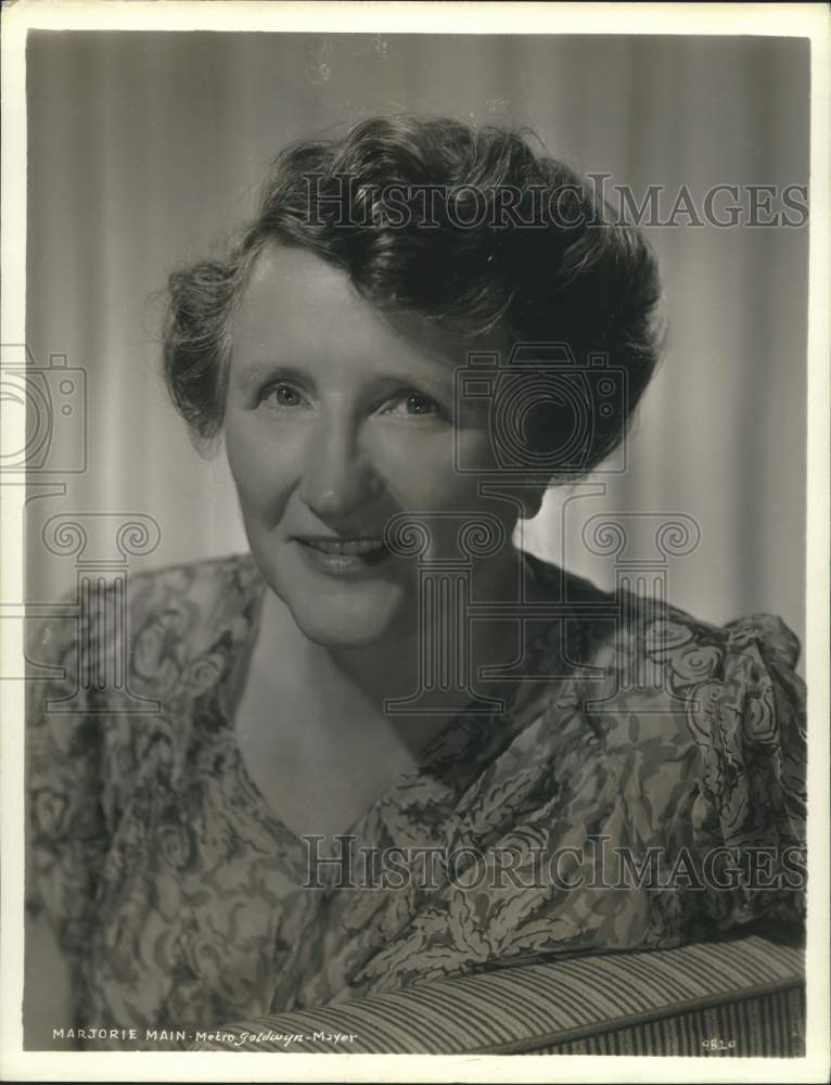 1949 Press Photo Marjorie Main - Metro Goldwyn - Mayer - nox32177