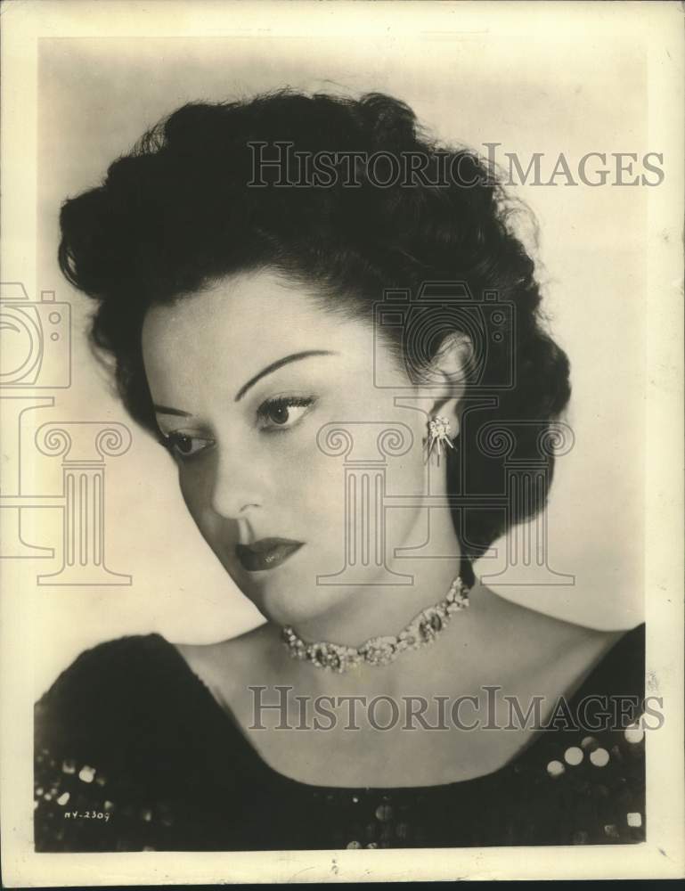 1947 Press Photo Soprano Carolyn Long. - nox32262