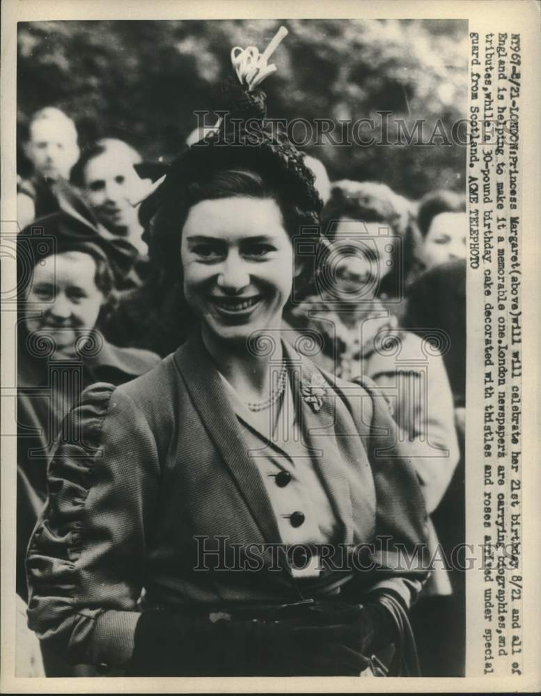 1951 Press Photo England&#39;s Princess Margaret - nox32369