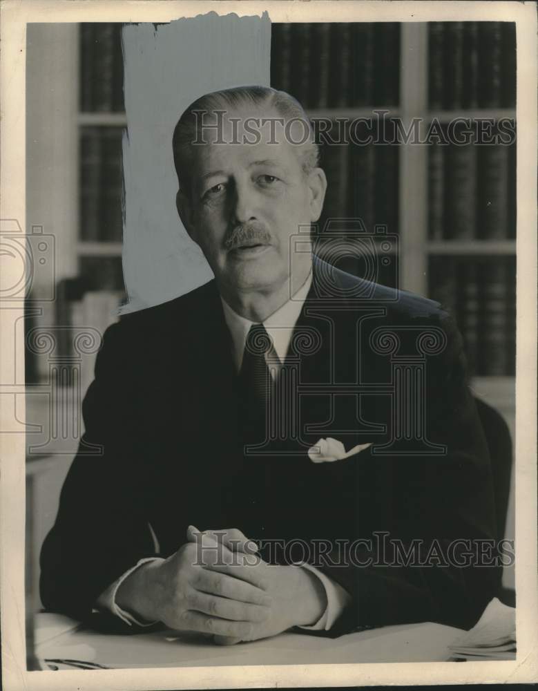 1958 Press Photo Prime Minister Harold MacMillan. - nox32441