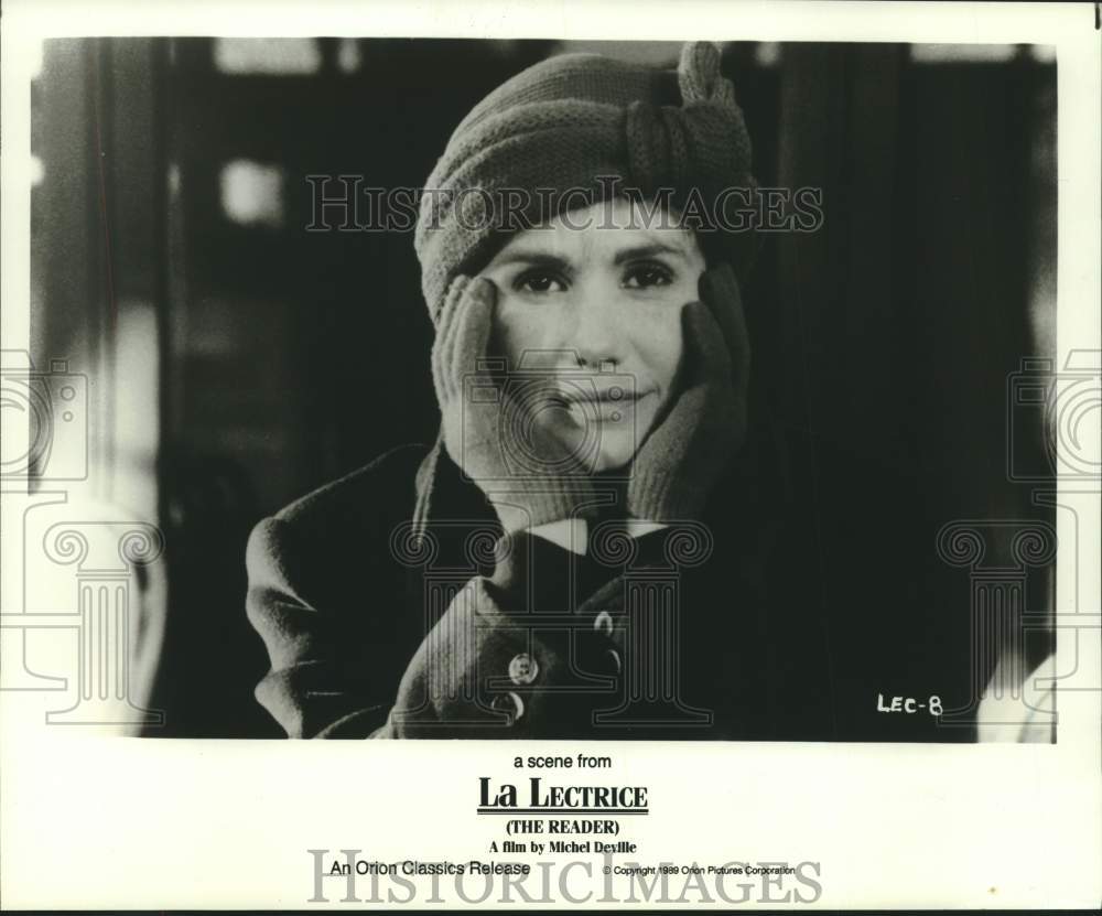 1989 Press Photo Actress Miou-Miou in French Film "La Lectrice" - nox32561