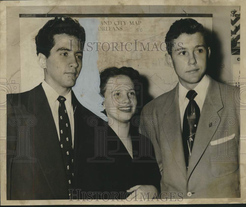 1953 Press Photo Joseph Lonero attends an event in New Orleans - nox32618- Historic Images