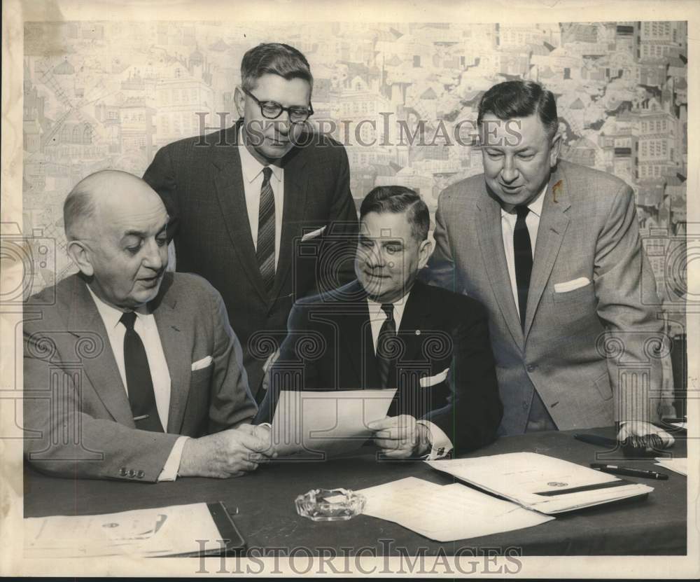 1959 Press Photo Officers of the Better Business Bureau of Greater New Orleans