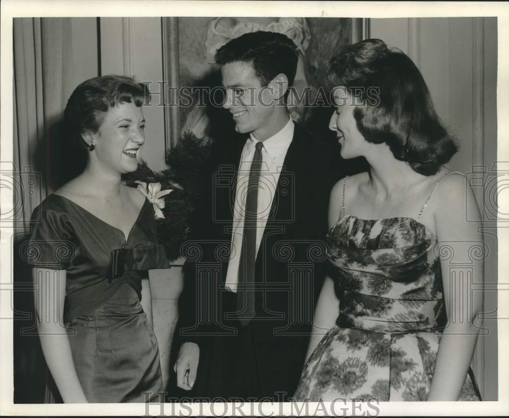1959 Press Photo Diana Monroe, Frazer MacKenzie, Linda Hodges - nox32809