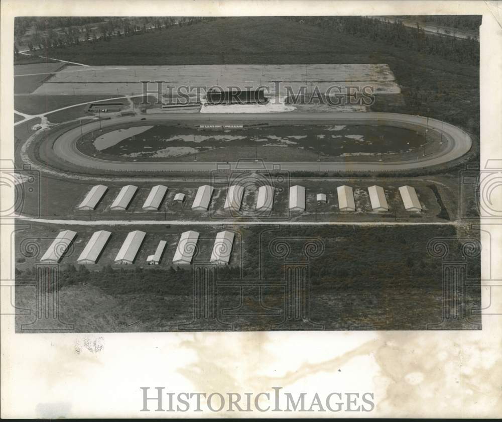 1954 Press Photo Aerial view of Magnolia Park - nox32839