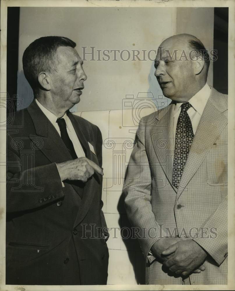 1954 Press Photo Drs. Walter B. Martin, J.D. Lane Jr. - nox33144