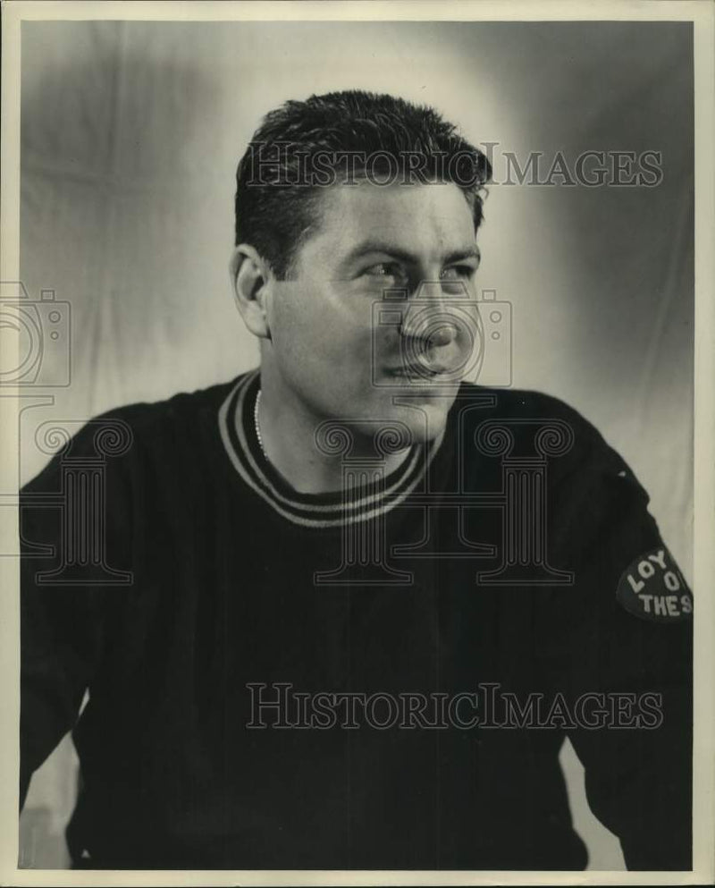 Load image into Gallery viewer, 1952 Press Photo Jim McCafferty, Loyola University Track Coach - nox33194
