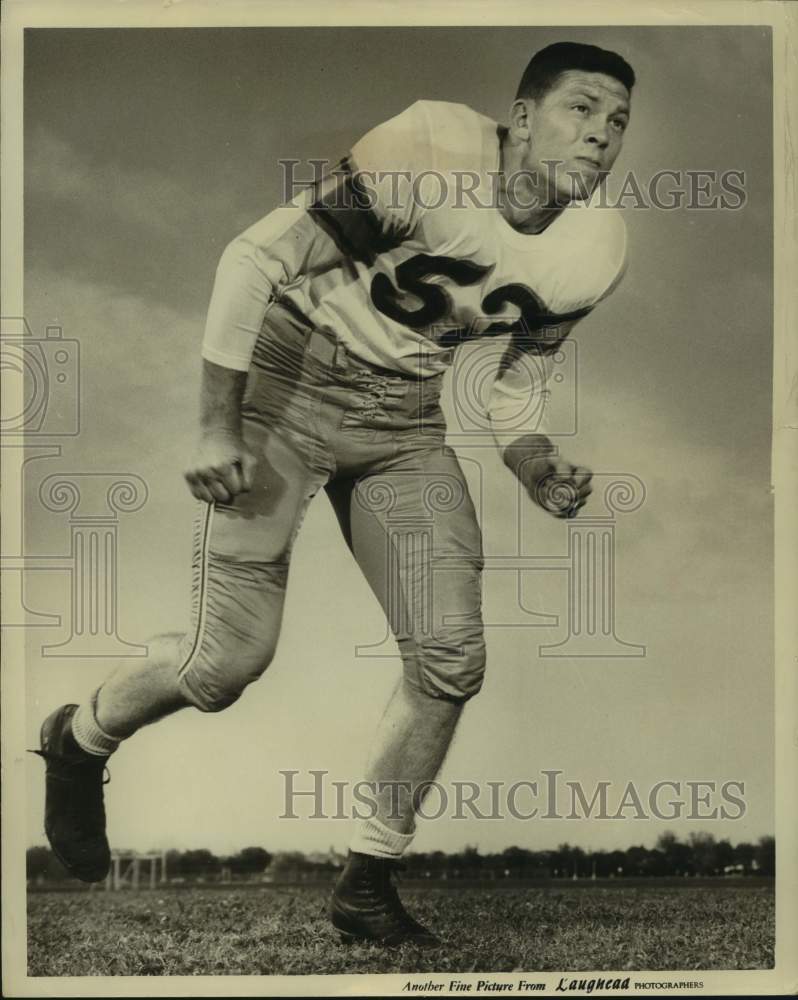 1957 Press Photo Louisiana State center John Langan. - nox33220