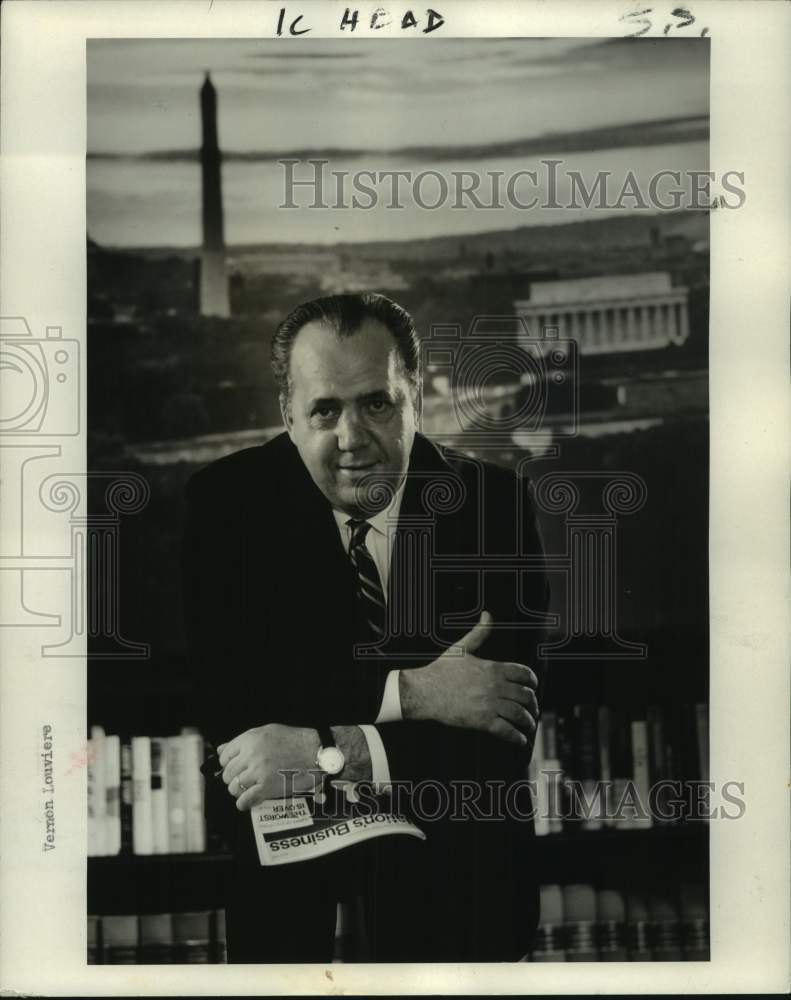 1971 Press Photo Former Orleanian Vernon Louviere, National Press Club President- Historic Images