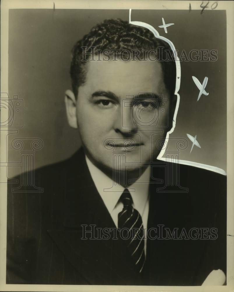 1953 Press Photo Mr. Charles E. Love, Commercial Controls Corporation