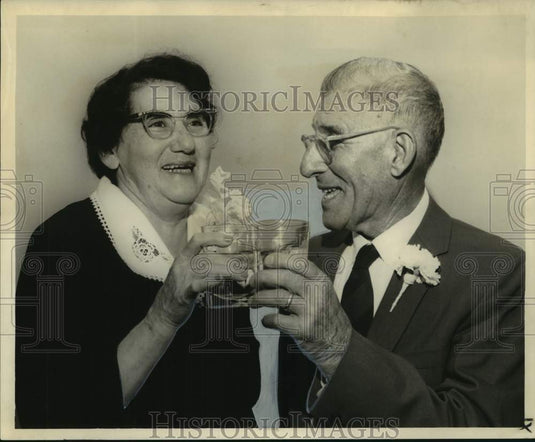 1959 Press Photo Mr. & Mrs. Anthony Martina Celebrate 50th Anniversary