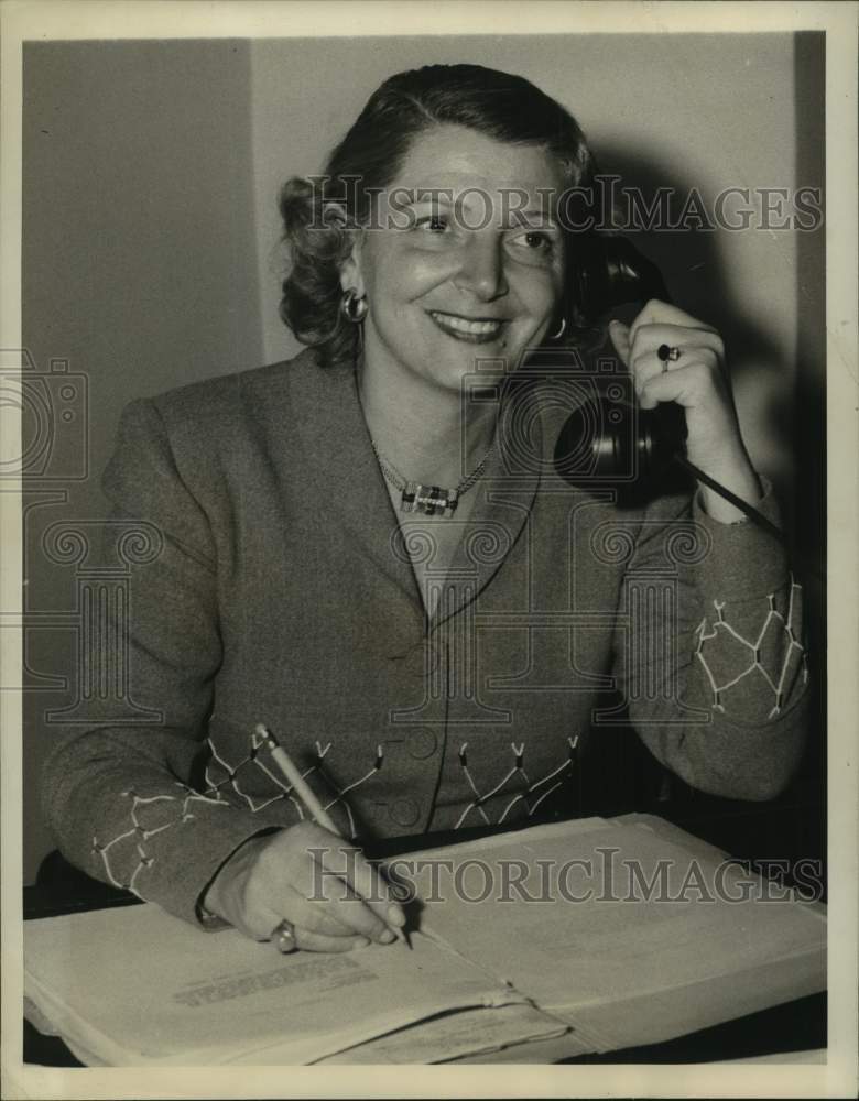 Press Photo Frieda B. Hennock, Federal Communications Commission - nox33495- Historic Images