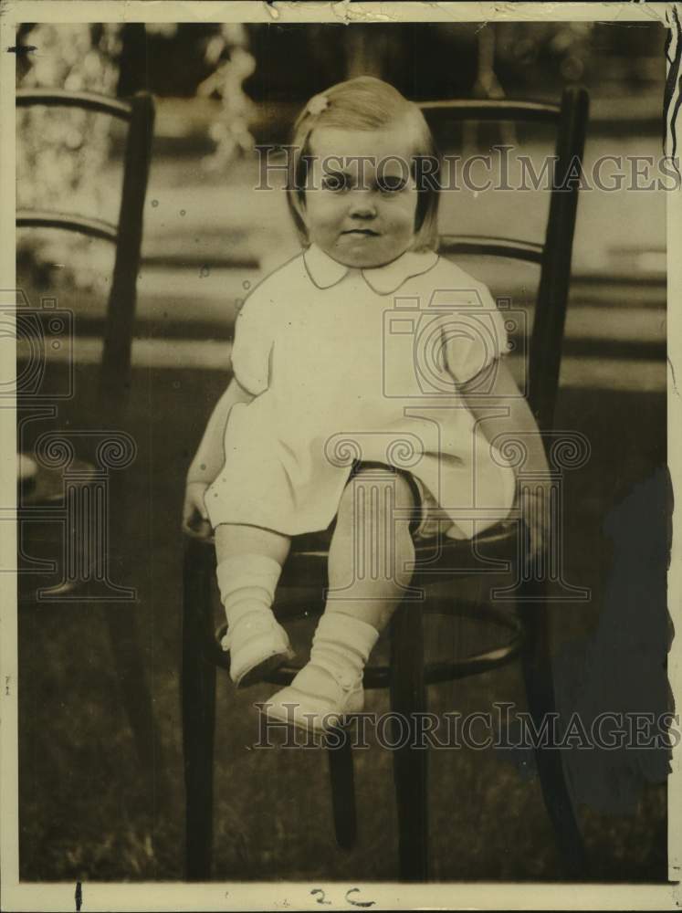 1936 Press Photo Little Princess Margaretha of Sweden - nox33512
