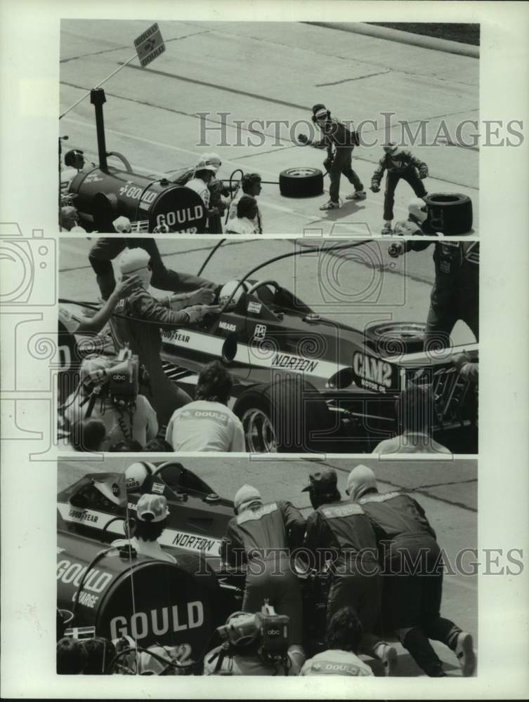 1969 Press Photo Scenes from the Indianapolis 500 Car Race - nox33538