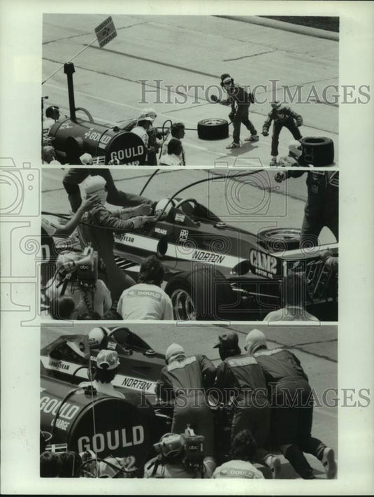 1969 Press Photo Scenes from the Indianapolis 500 Car Race - nox33538