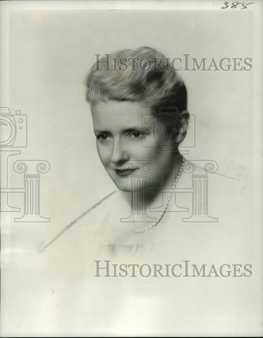 1954 Press Photo Journalist, Radio Host, Writer Mary Margaret McBride
