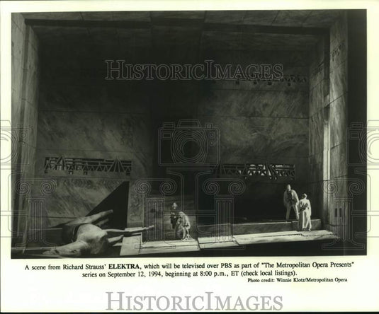 1994 Press Photo Scene from Opera "Elektra" by Metropolitan Opera - nox33637- Historic Images