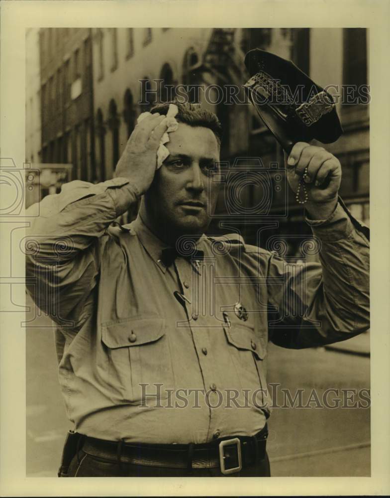 1938 Press Photo Police Officer Clifford LeBlanc - nox34103