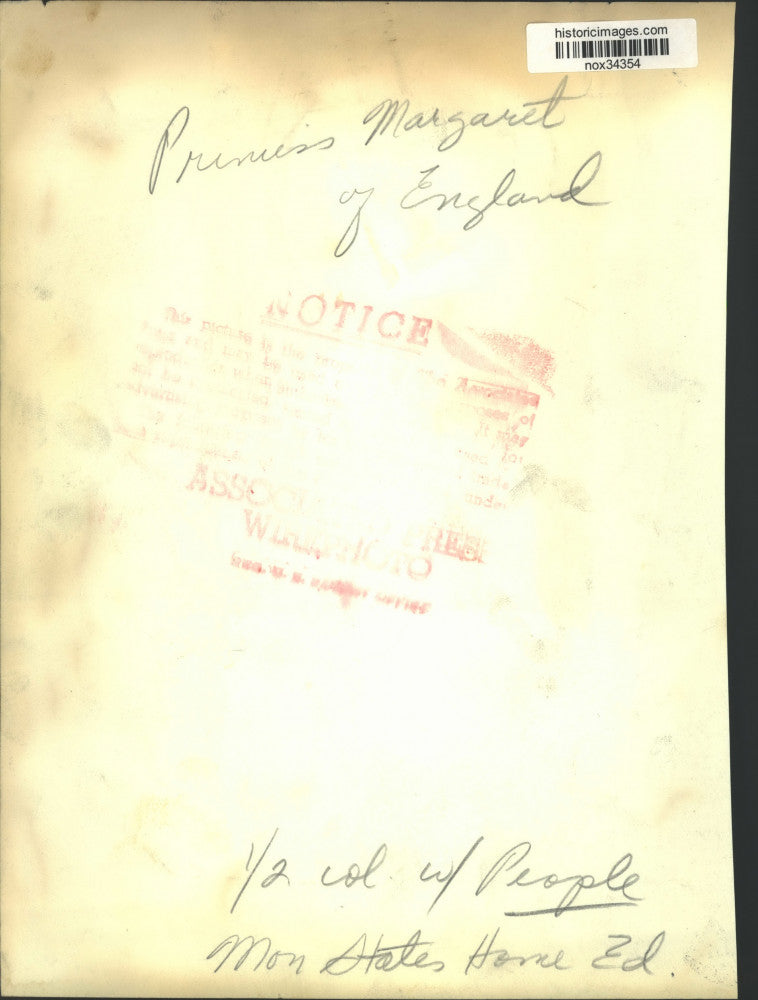 1957 Press Photo England's Princess Margaret - nox34354