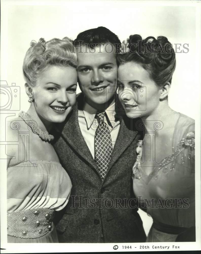 1944 Press Photo Stars of "Home in Indiana" Special - nox34749