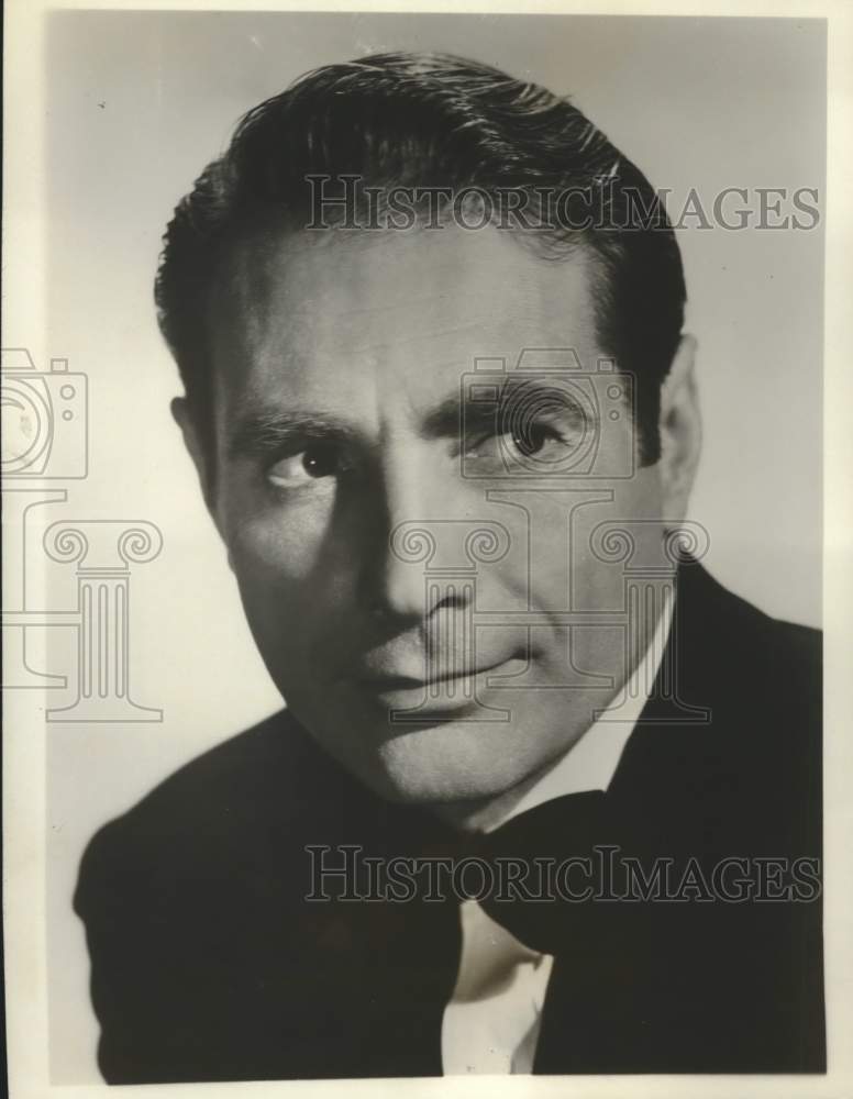 1953 Press Photo Actor Gary Merrill of "The Giant Killer on "ABC Playhouse"