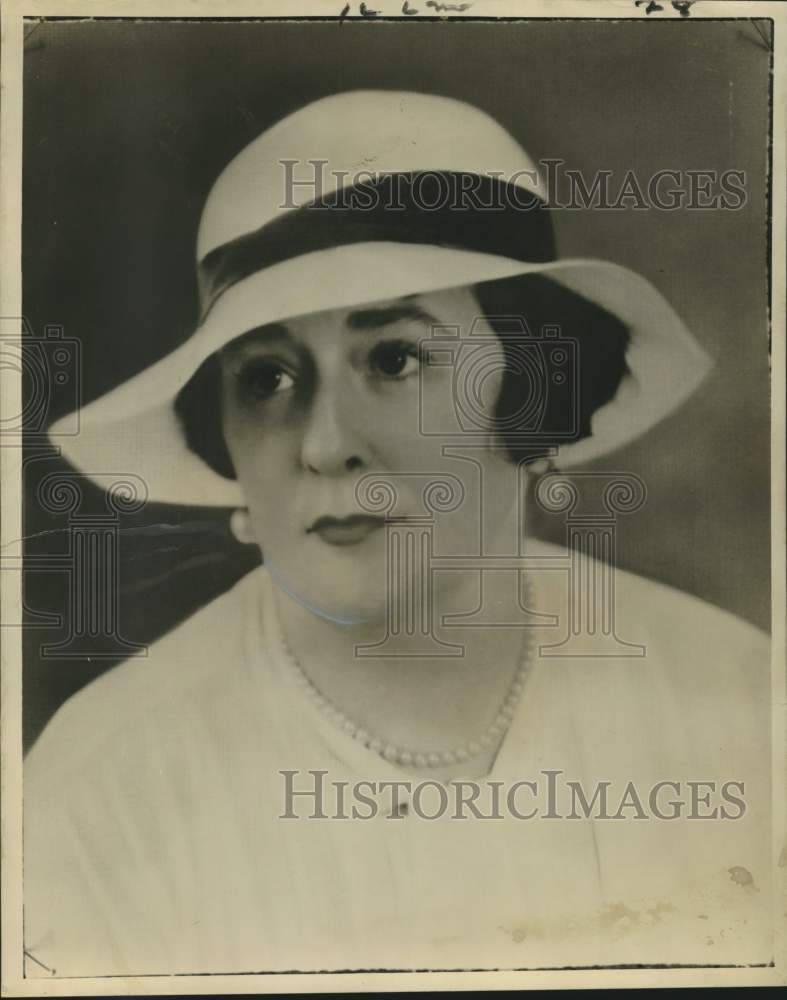 1959 Press Photo New Orleanian Mrs. Georginia Cenas Denis Merrill - nox34821