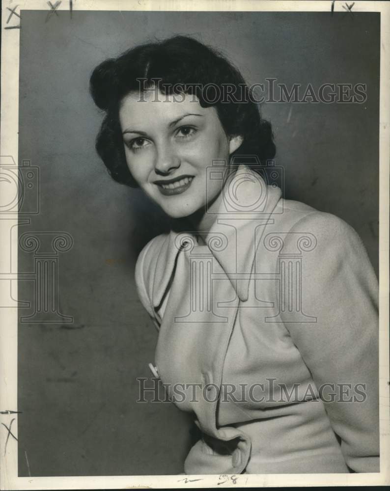 1951 Press Photo Turkey Bowl Queen Lee Ann Martino - nox35031