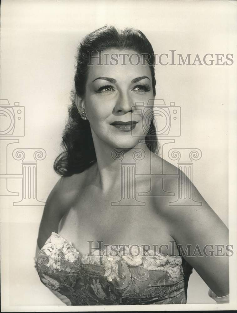 1956 Press Photo Lyric soprano Heidi Krall will sing in &quot;The Voice of Firestone&quot;