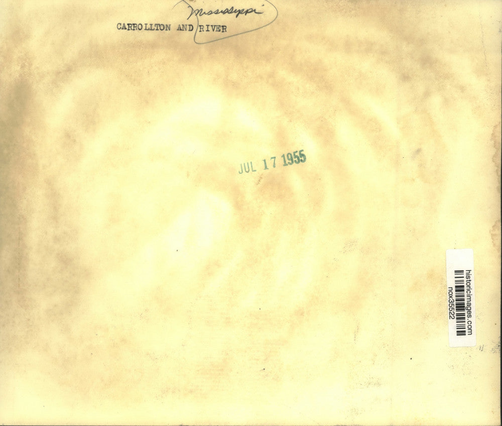 1955 Press Photo Carrollton and the Mississippi River. - nox35522