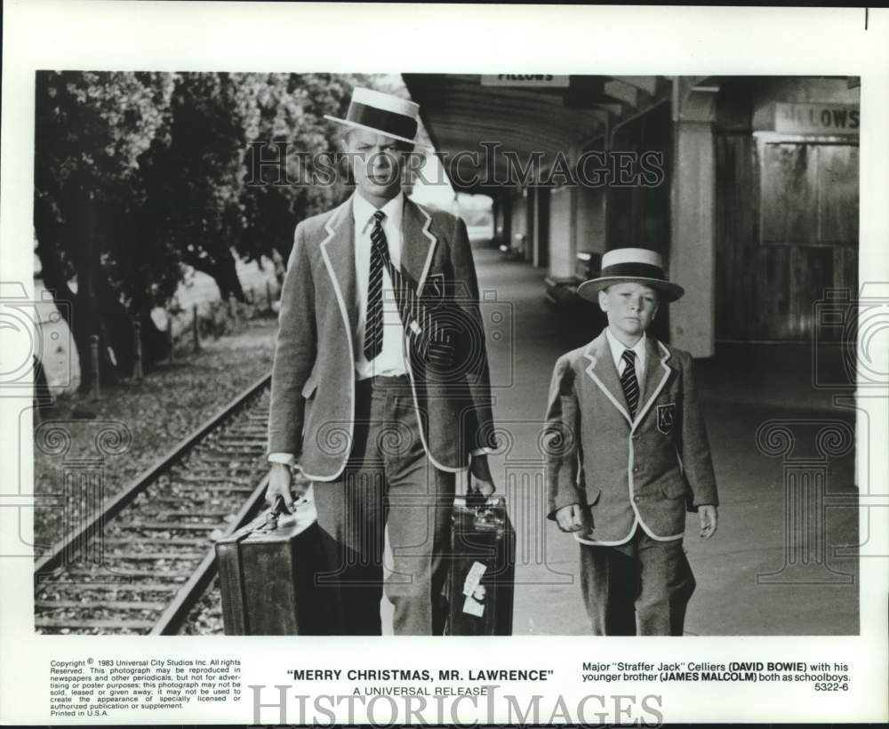 1963 Press Photo Cast Members in Scene from "Merry Christmas, Mr. Lawrence"