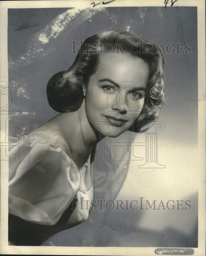 1958 Press Photo Actress Terry Moore of "Peyton Place" - nox36043