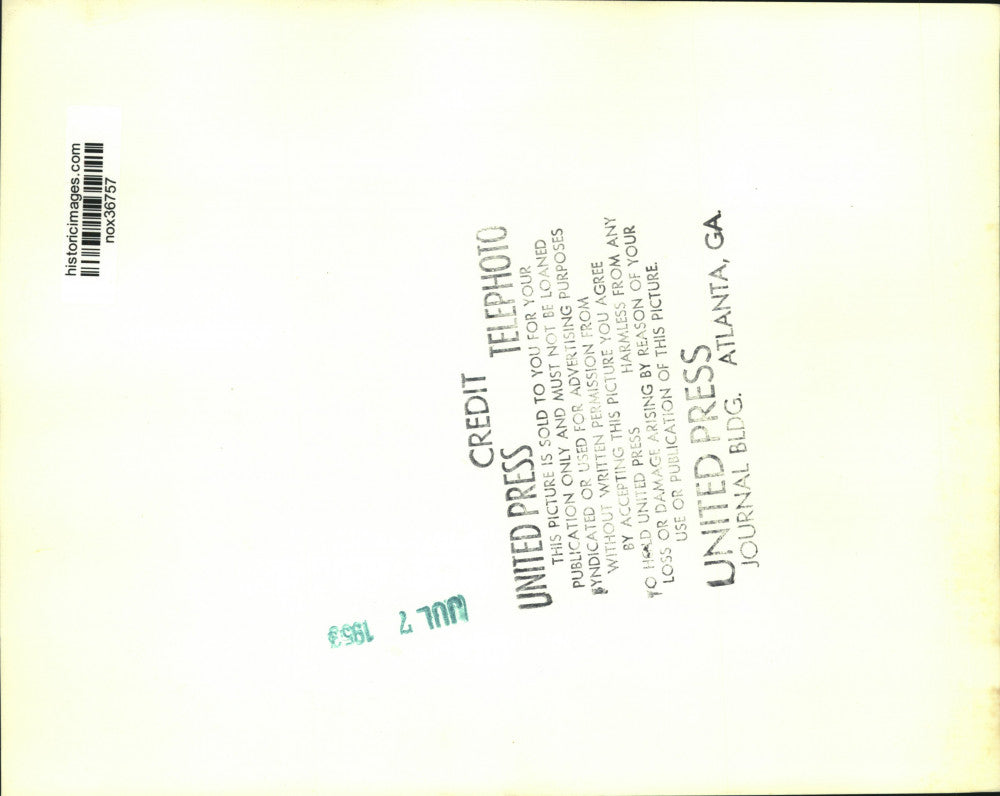 1953 Press Photo Korean Armistice Truce Commission Team Arrives Tokyo