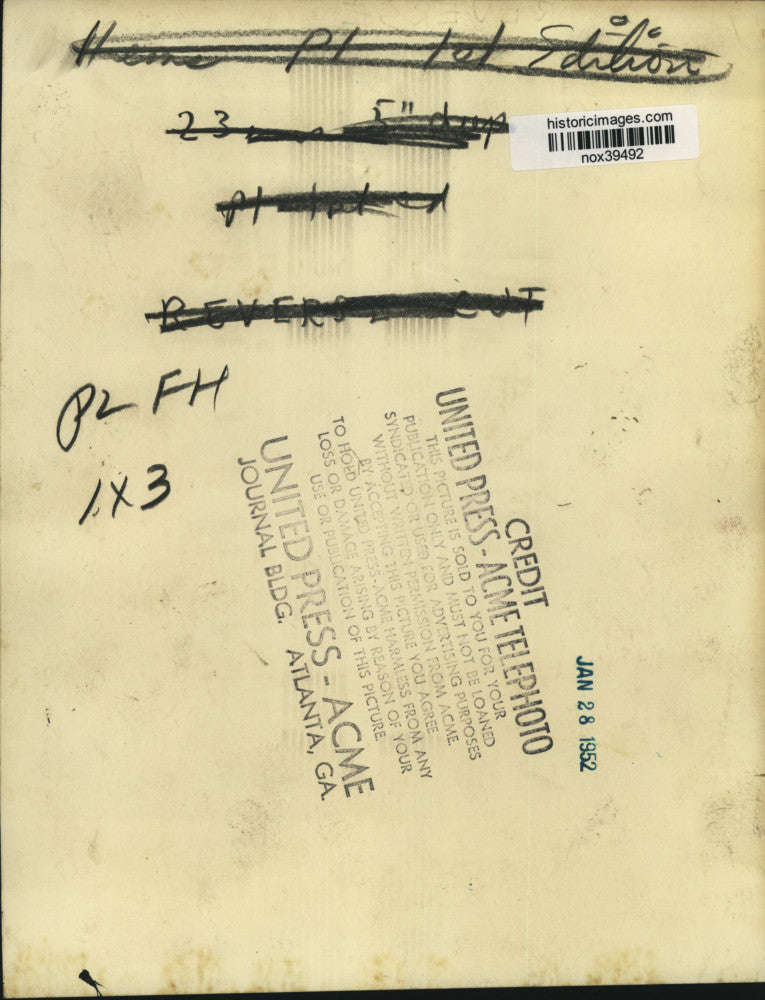 1952 Press Photo Queen Narriman of Egypt - nox39492