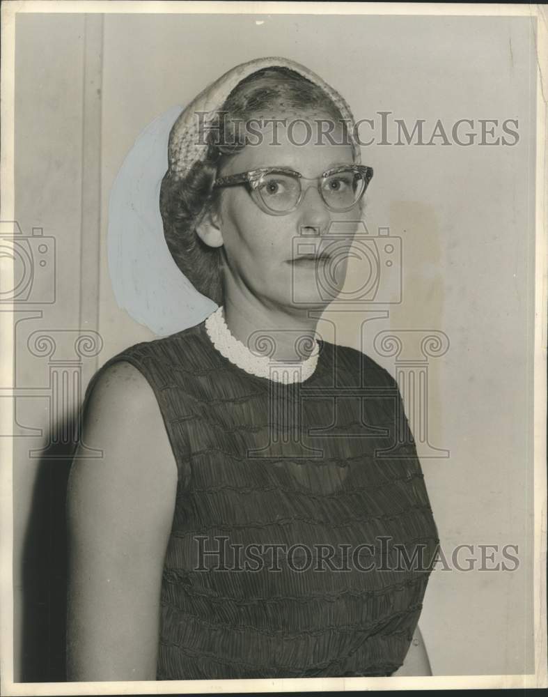 1952 Press Photo Mrs. William Sassen, of the Chevra Thilim, Sisterhood.