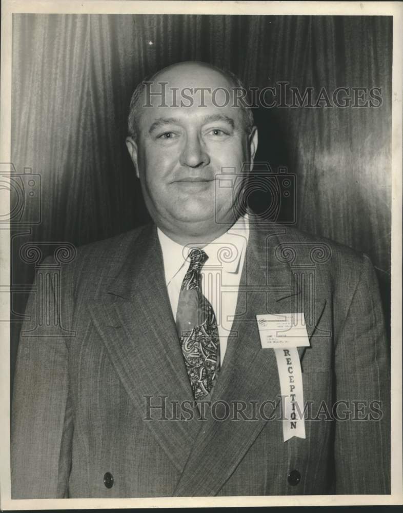 1951 Press Photo Louisiana Engineering Society President Harry P. Newton- Historic Images