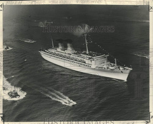 1965 Press Photo Italian Superliner Michelangelo. - nox39769