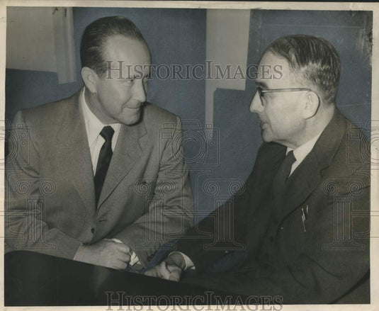 1956 Press Photo Doctors Plan New Orleans Chapter of American Leprosy Missions