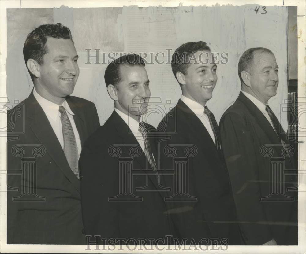 1957 Press Photo Partners in the Nahan Company, new in Crescent Shopping Center.
