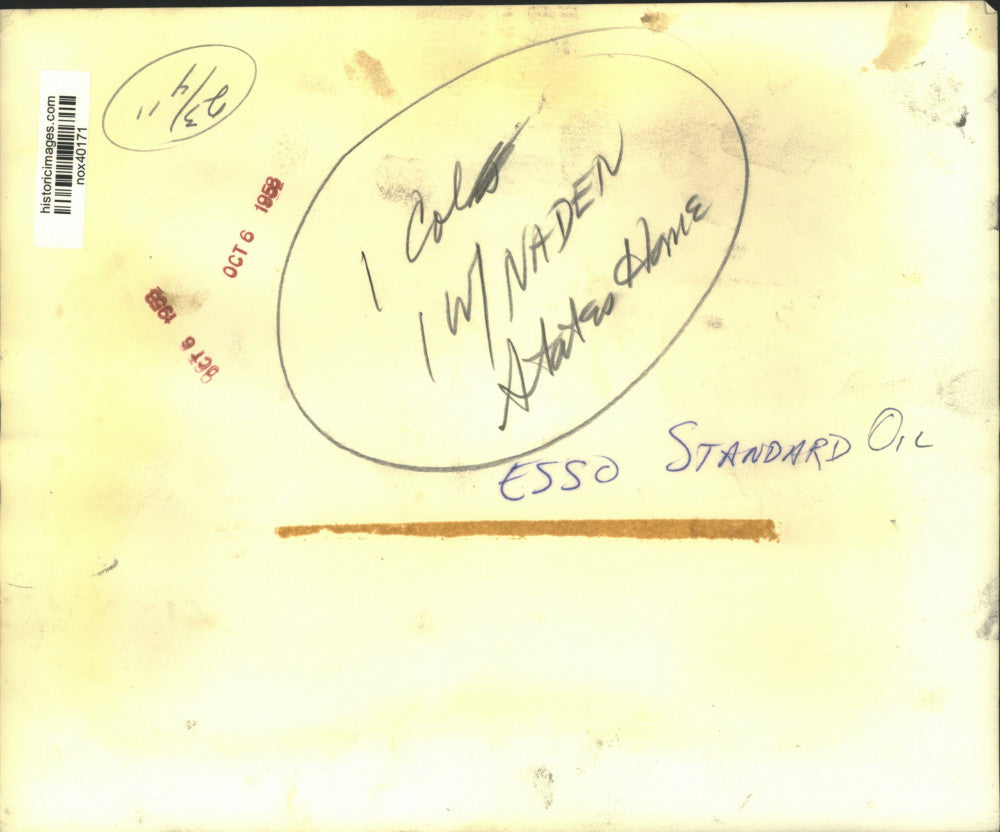 1958 Press Photo Esso Standard Oil Meeting Participants - nox40171