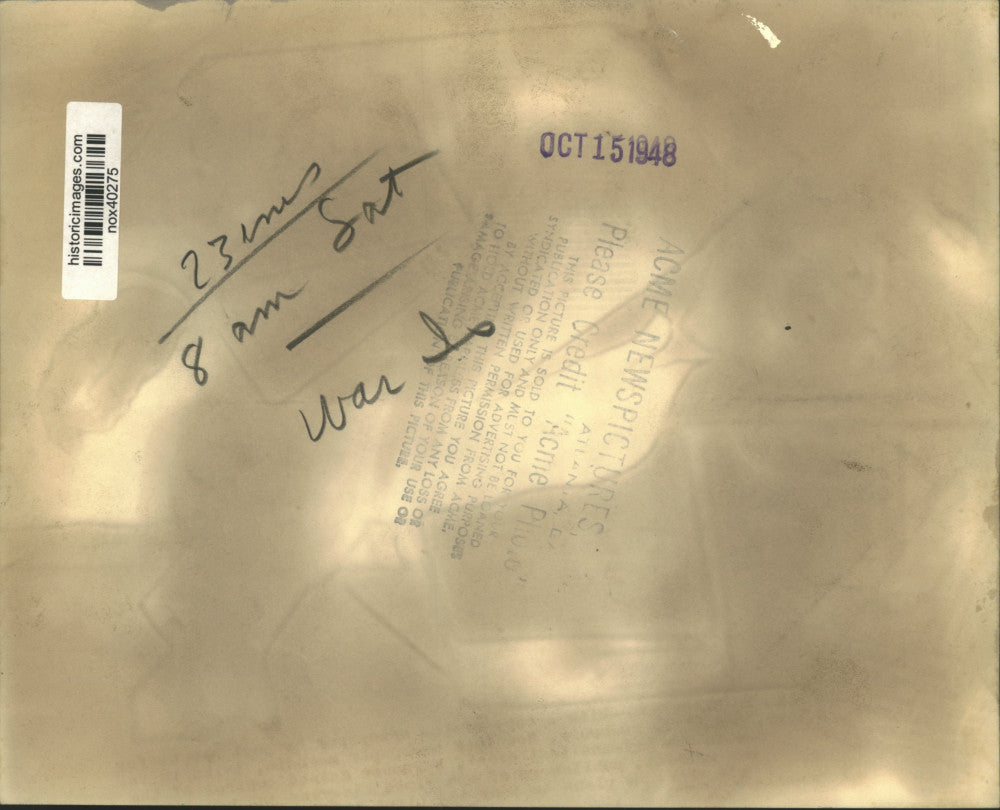 1948 Press Photo Publisher Samuel I. Newhouse, Wife Arrive New York from Europe