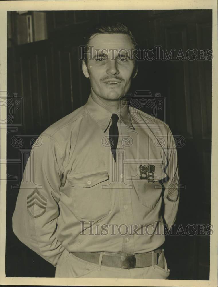 1939 Press Photo Orest Meyhar poses in uniform. - nox40341