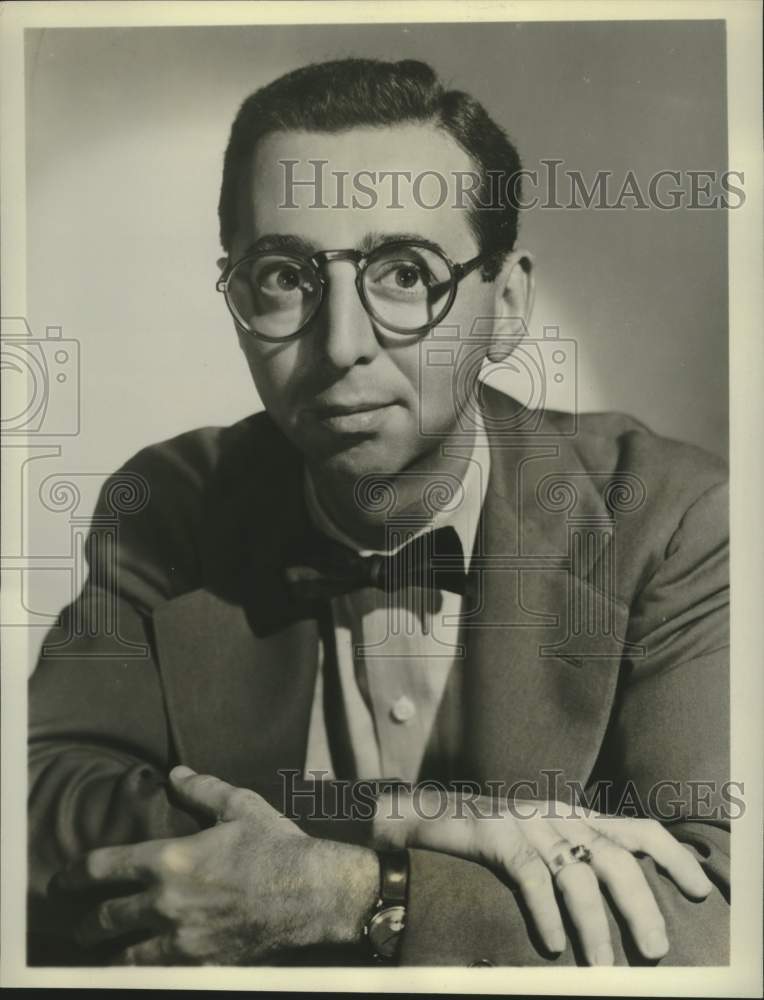1954 Press Photo Comedian Arnold Stang on ABC-TV's "The Name's The Same."
