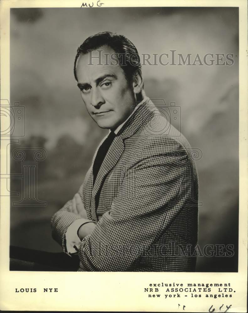 1964 Press Photo Louis Nye will be at Garland Theater-Restaurant in Baton Rouge.