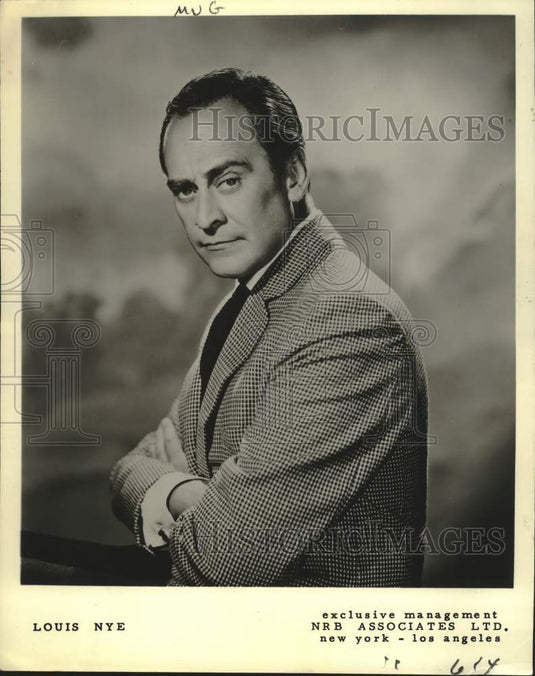 1964 Press Photo Louis Nye will be at Garland Theater-Restaurant in Baton Rouge.
