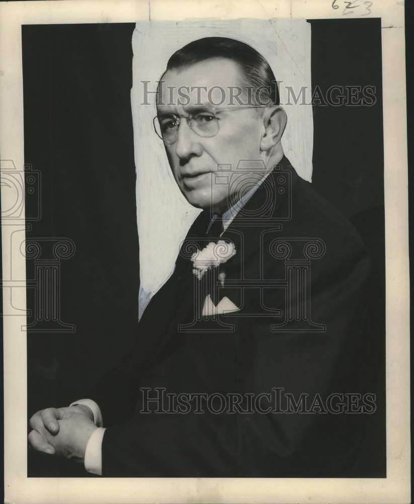 Press Photo Polio Crusader Basil O&#39;Connor - nox40714