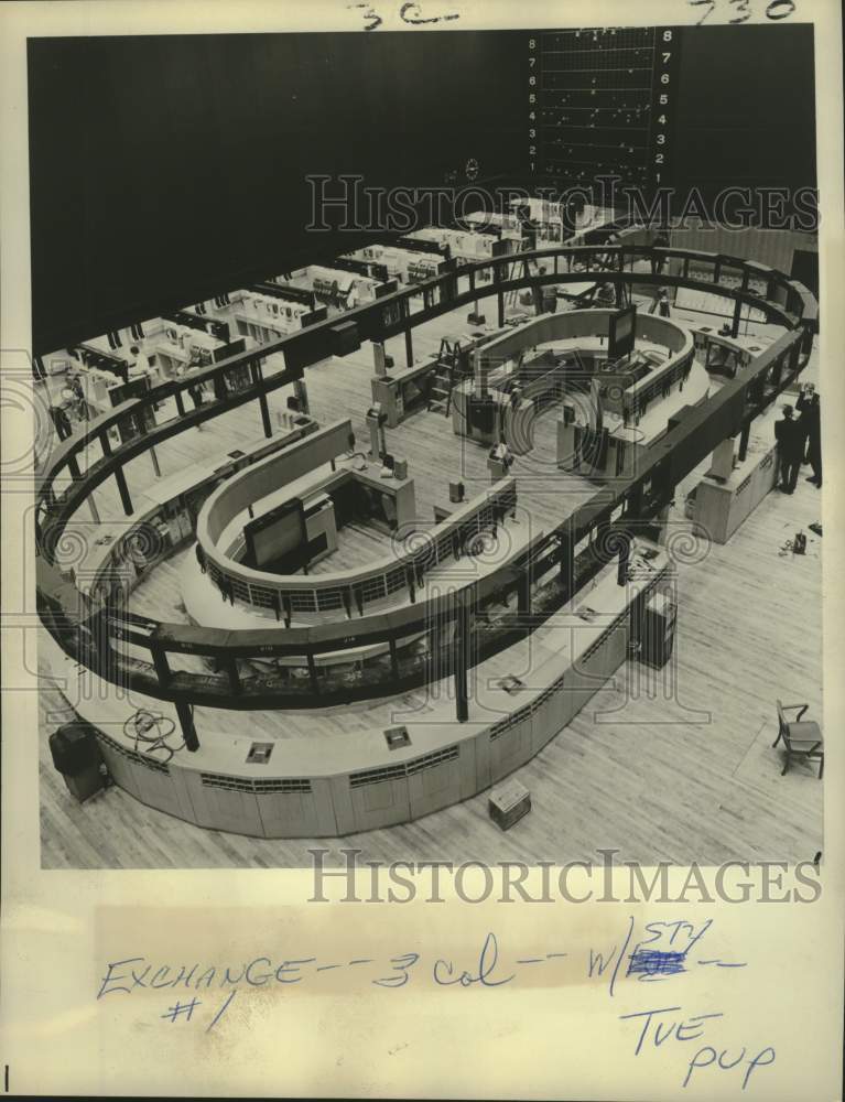 1969 Press Photo The new trading room is finished at the New York Stock Exchange