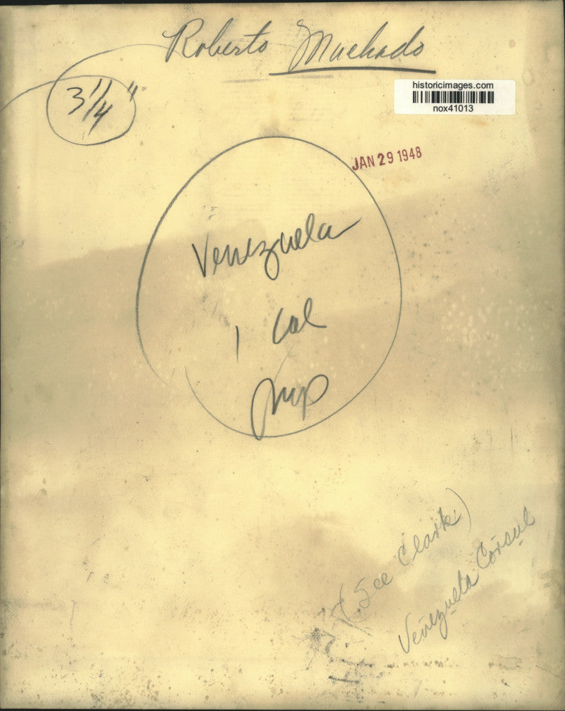 1948 Press Photo Roberto Machado of the Venezuela Consul - nox41013