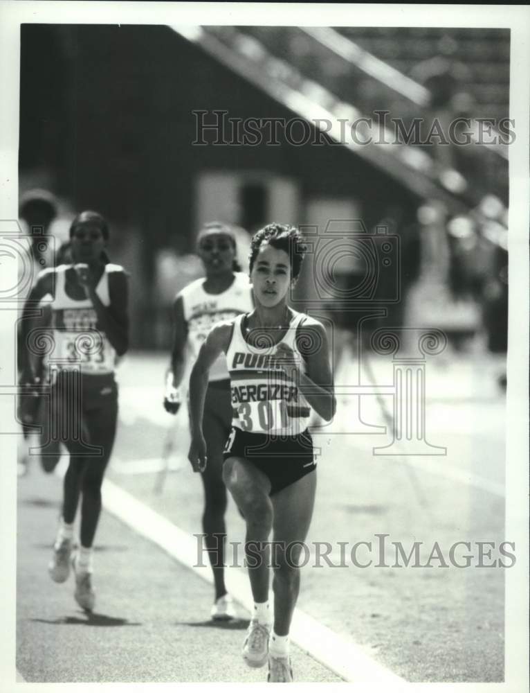 1984 Press Photo Woman&#39;s 800 meters at the U.S. Olympic Track &amp; Field Trials.- Historic Images