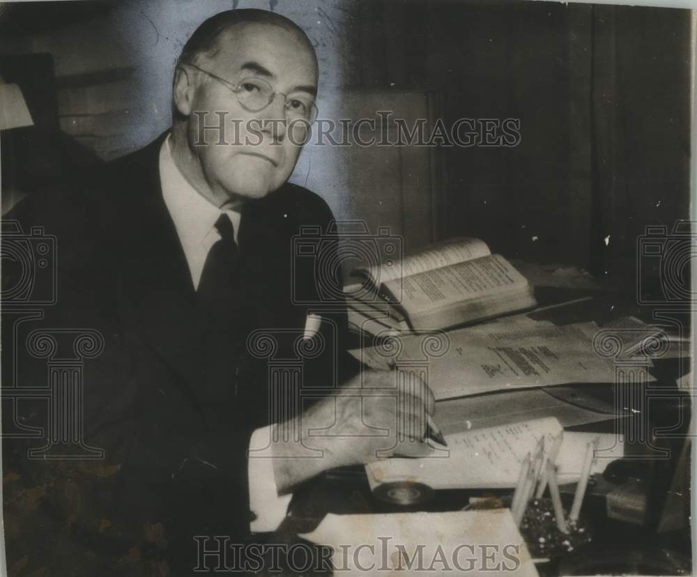 1949 Press Photo Holy Trinity Protestant Episcopal Church Rector John H. Melish