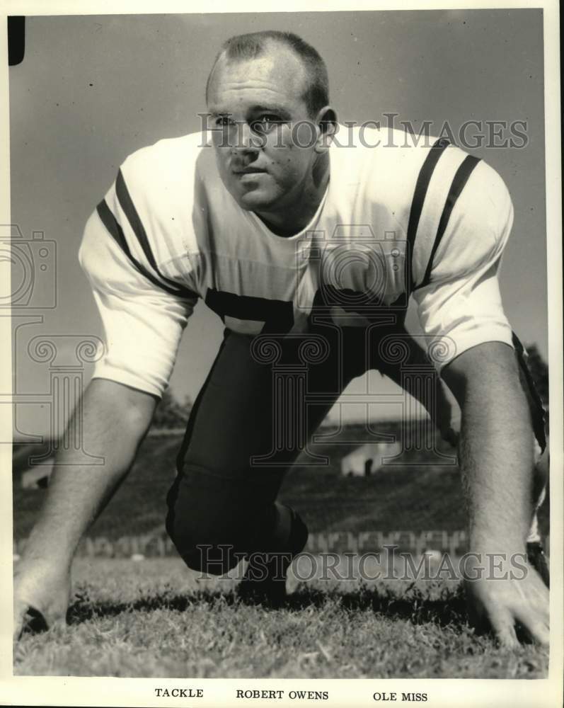 1967 Press Photo Ole Miss tackle Robert Owens. - nox41952- Historic Images